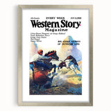 Vintage Magazine Cover Art – Western Story Outdoor Adventure Print