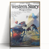 Vintage Magazine Cover Art – Western Story Outdoor Adventure Print