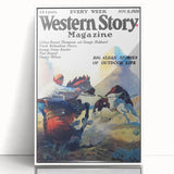 Vintage Magazine Cover Art – Western Story Outdoor Adventure Print