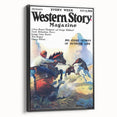 Vintage Magazine Cover Art – Western Story Outdoor Adventure Print