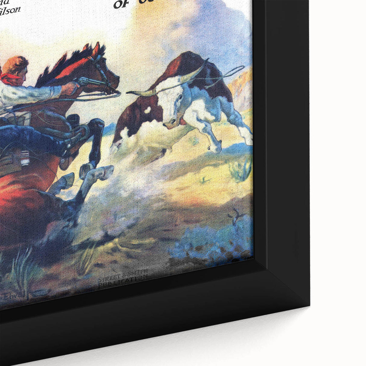 Vintage Magazine Cover Art – Western Story Outdoor Adventure Print