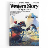 Vintage Magazine Cover Art – Western Story Outdoor Adventure Print