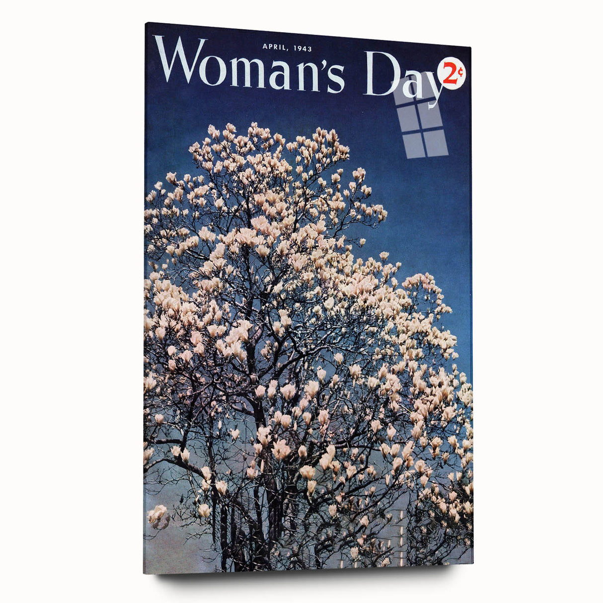 Vintage Magazine Cover Art – Woman’s Day Floral Spring Print