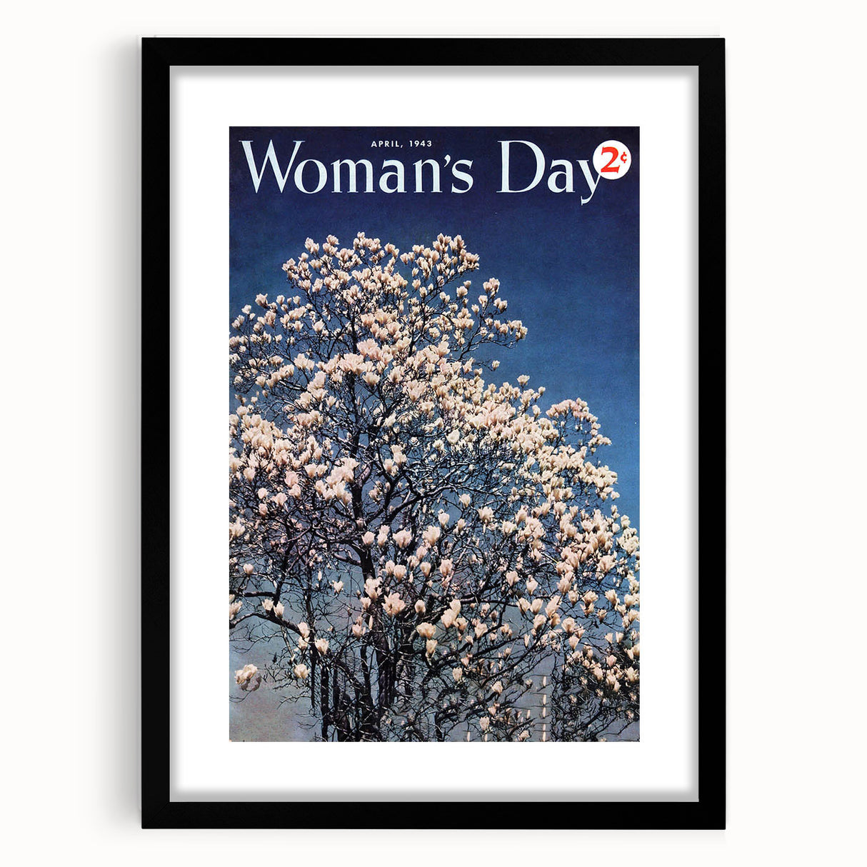Vintage Magazine Cover Art – Woman’s Day Floral Spring Print
