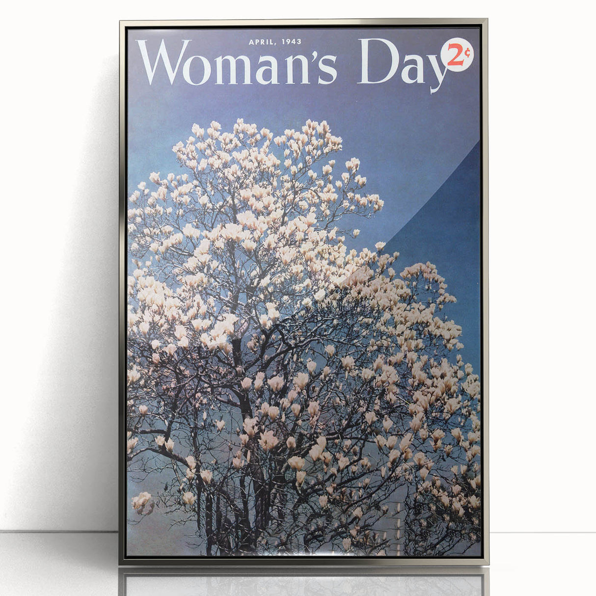 Vintage Magazine Cover Art – Woman’s Day Floral Spring Print