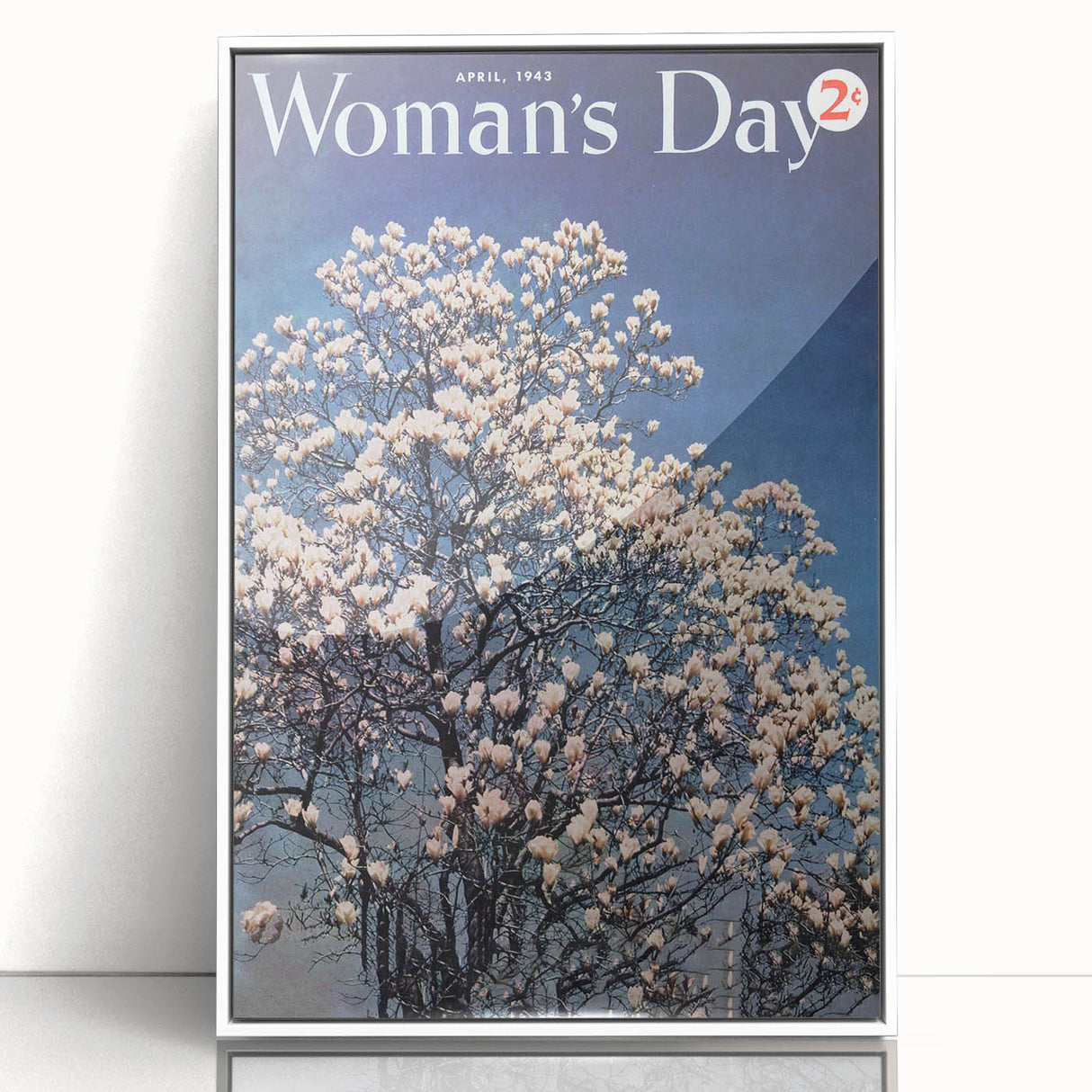 Vintage Magazine Cover Art – Woman’s Day Floral Spring Print