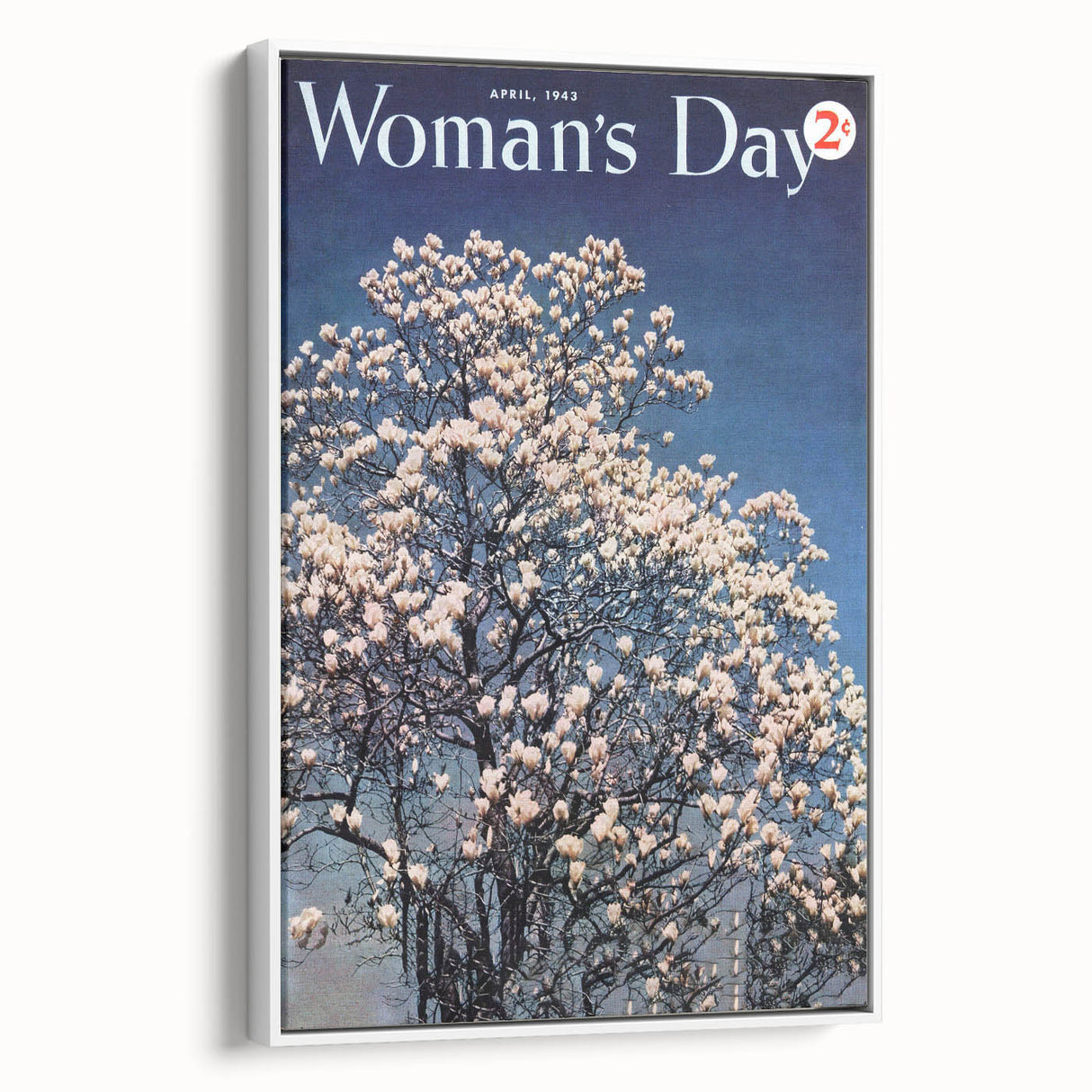 Vintage Magazine Cover Art – Woman’s Day Floral Spring Print