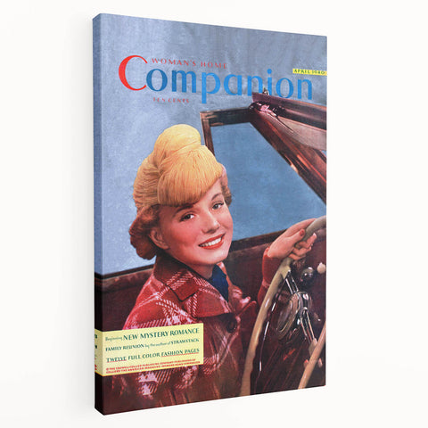 Vintage Magazine Cover Art – Woman’s Home Companion Retro Print