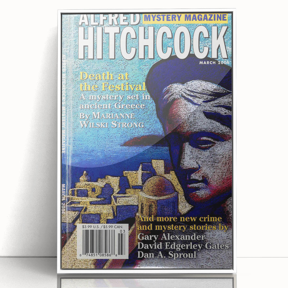 Vintage Magazine Cover Art - Alfred Hitchcock’s Mystery Magazine