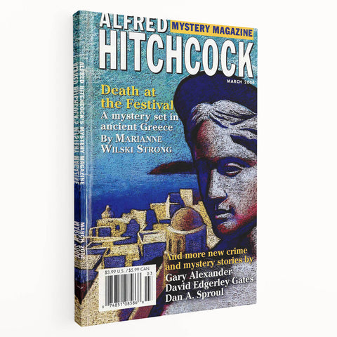 Vintage Magazine Cover Art - Alfred Hitchcock’s Mystery Magazine