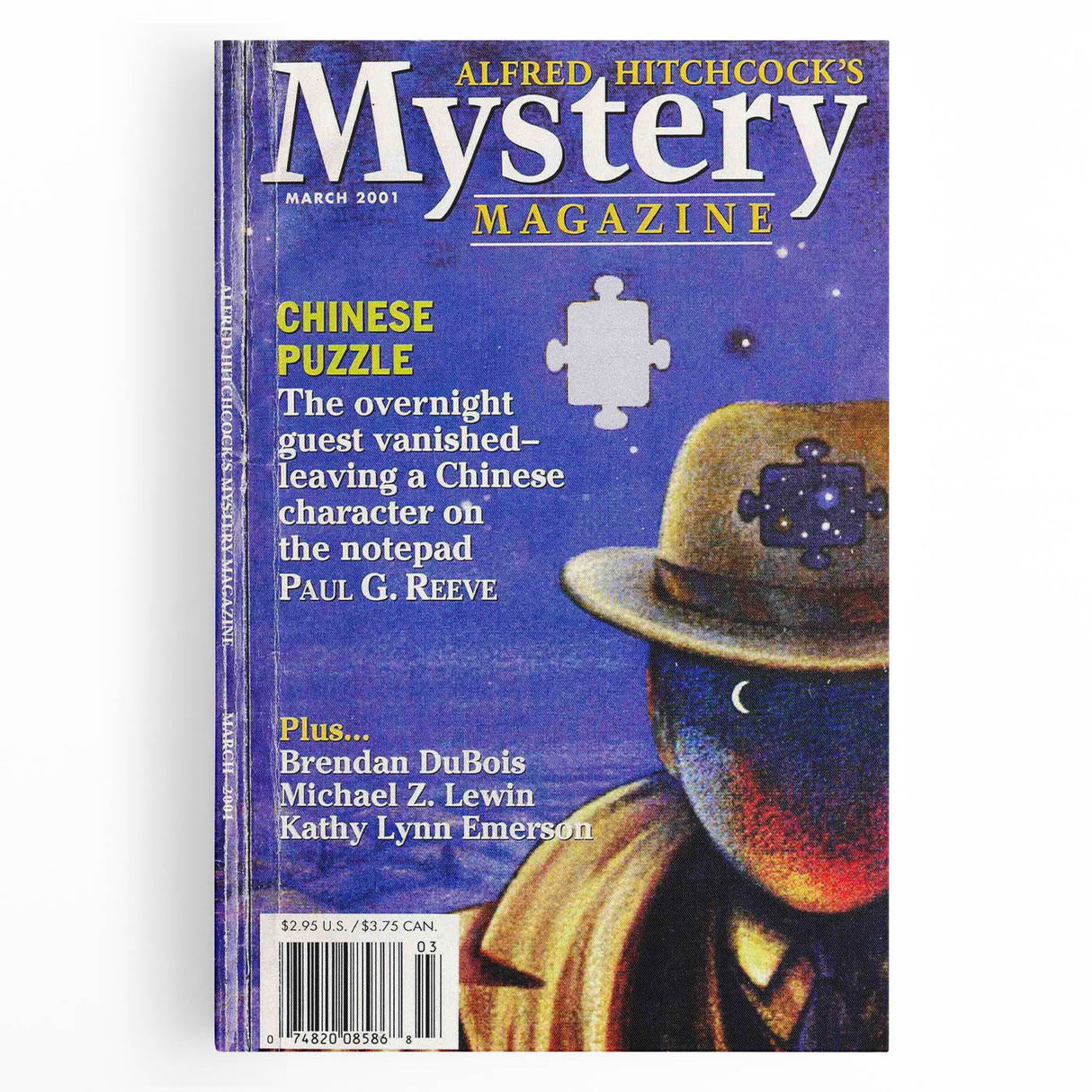 Alfred Hitchcock’s Mystery Magazine March 2001 Cover Art