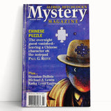 Alfred Hitchcock’s Mystery Magazine March 2001 Cover Art