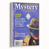 Alfred Hitchcock’s Mystery Magazine March 2001 Cover Art