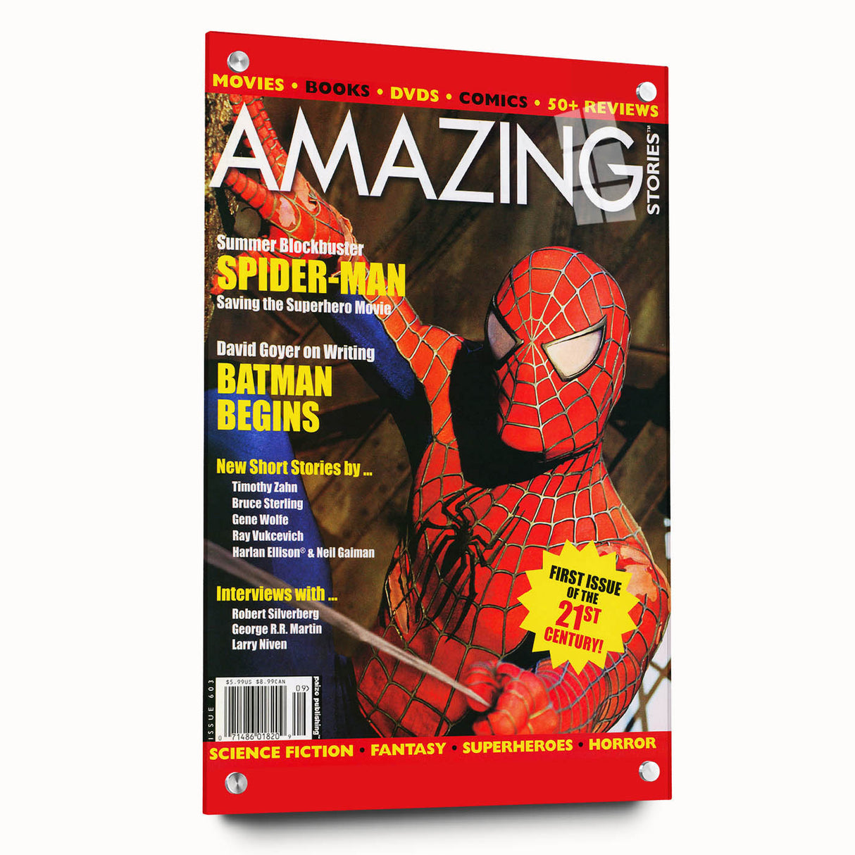 Vintage Magazine Cover Art - Amazing Stories Spider-Man Issue