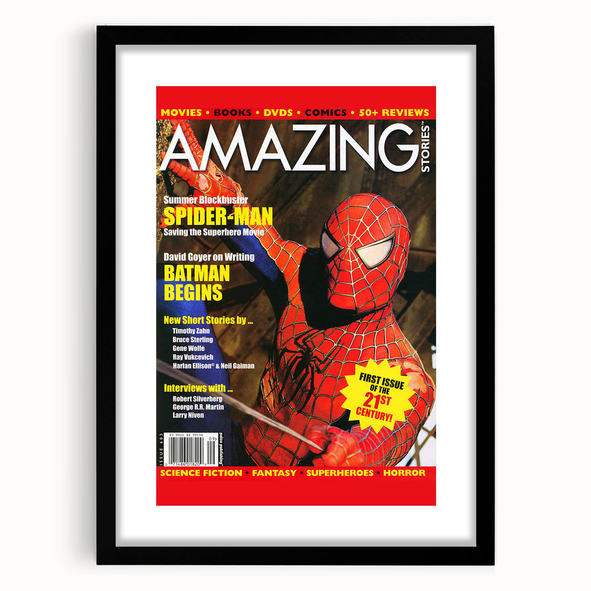 Vintage Magazine Cover Art - Amazing Stories Spider-Man Issue