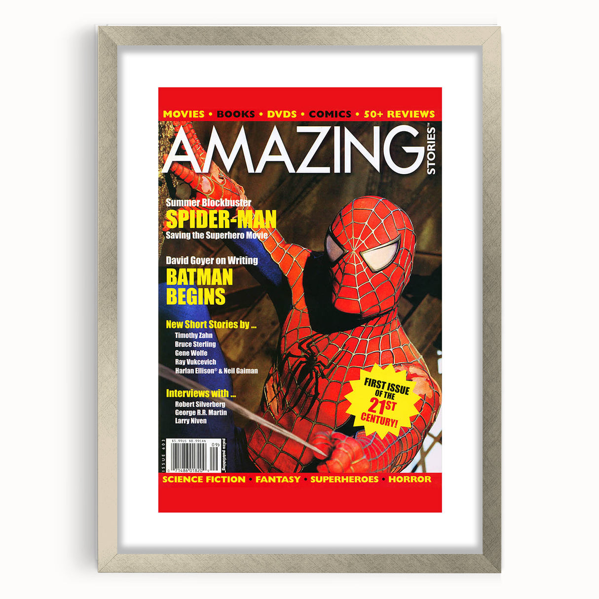 Vintage Magazine Cover Art - Amazing Stories Spider-Man Issue