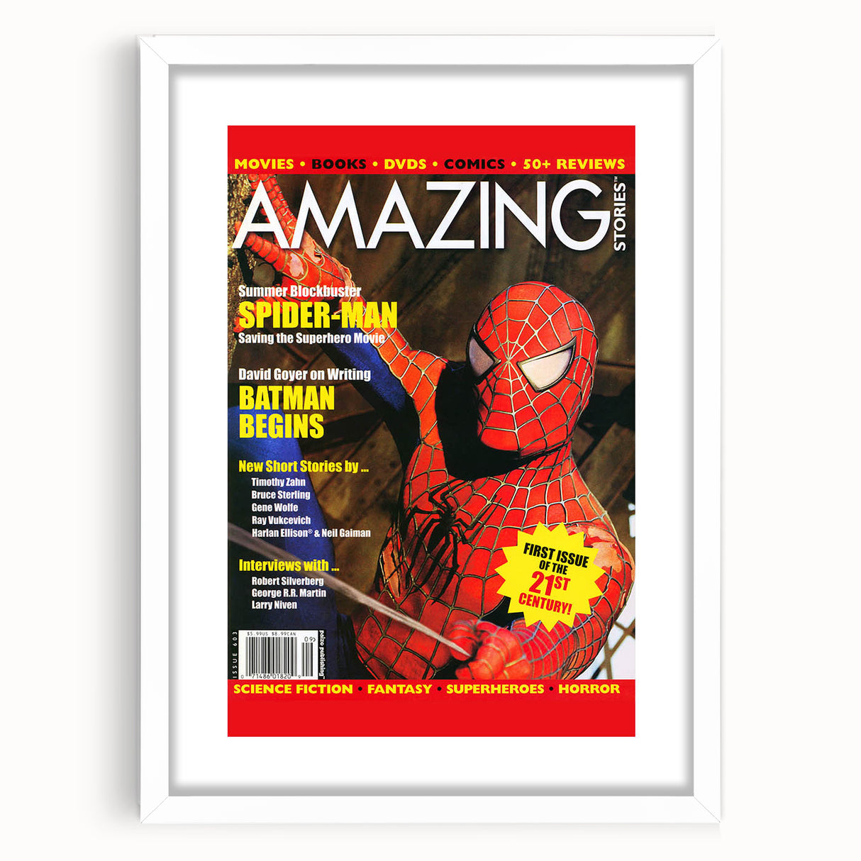 Vintage Magazine Cover Art - Amazing Stories Spider-Man Issue