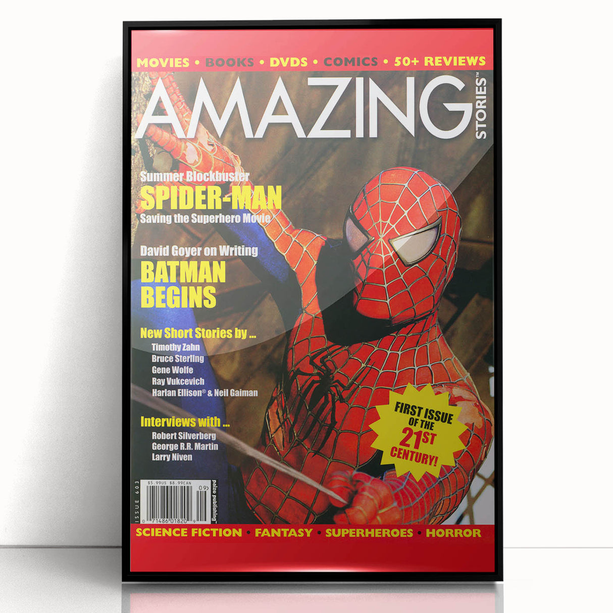 Vintage Magazine Cover Art - Amazing Stories Spider-Man Issue