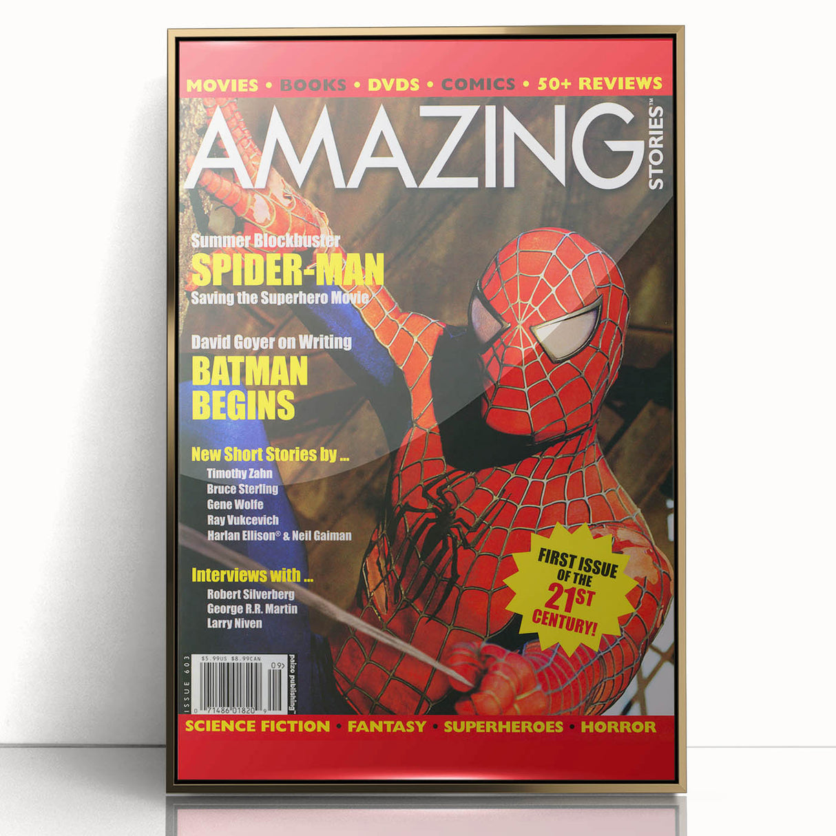 Vintage Magazine Cover Art - Amazing Stories Spider-Man Issue