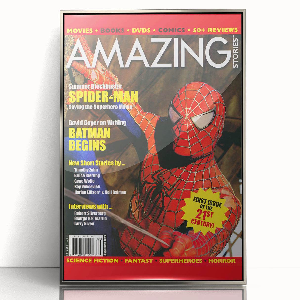 Vintage Magazine Cover Art - Amazing Stories Spider-Man Issue