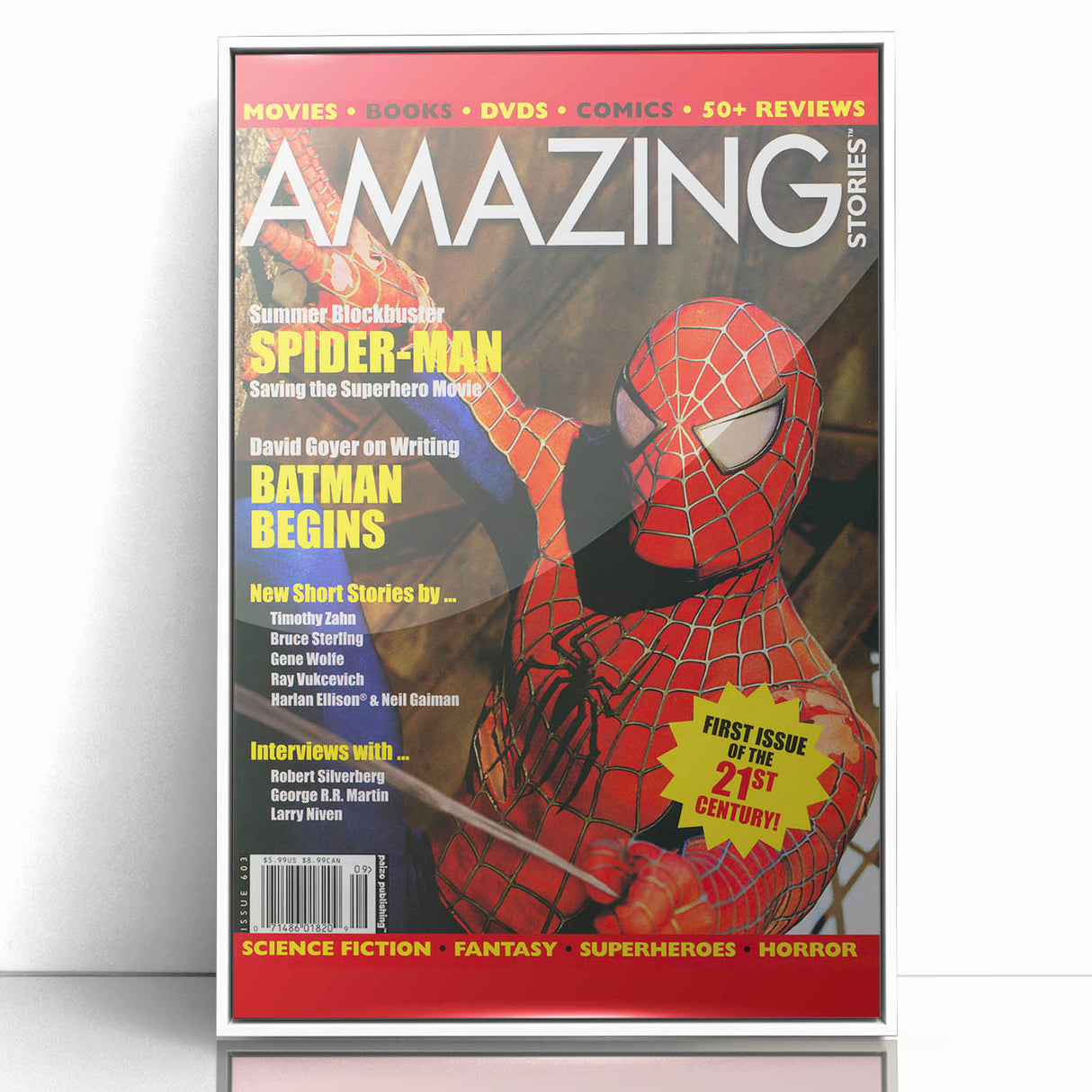 Vintage Magazine Cover Art - Amazing Stories Spider-Man Issue