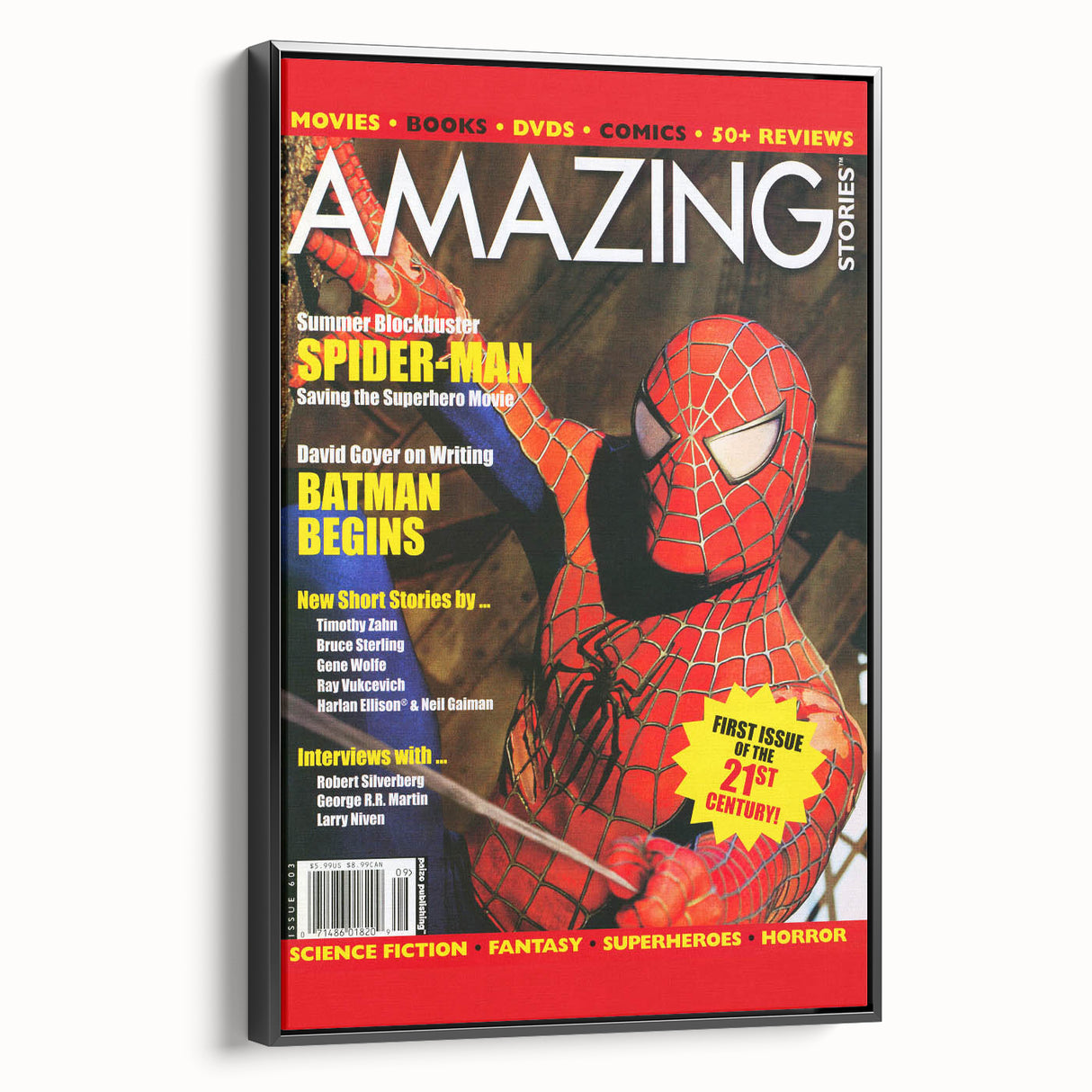Vintage Magazine Cover Art - Amazing Stories Spider-Man Issue