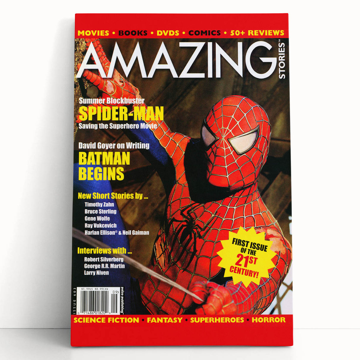 Vintage Magazine Cover Art - Amazing Stories Spider-Man Issue
