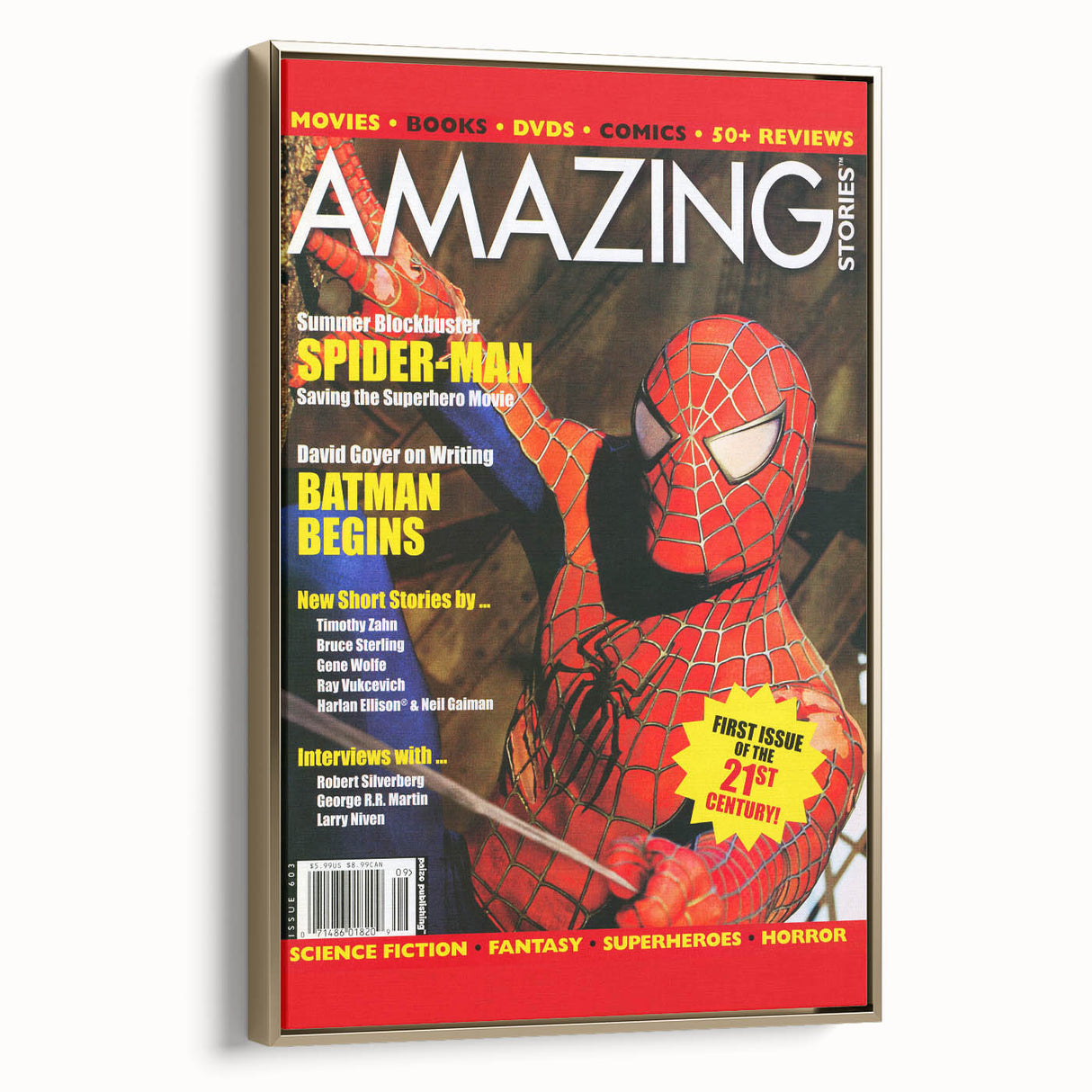 Vintage Magazine Cover Art - Amazing Stories Spider-Man Issue