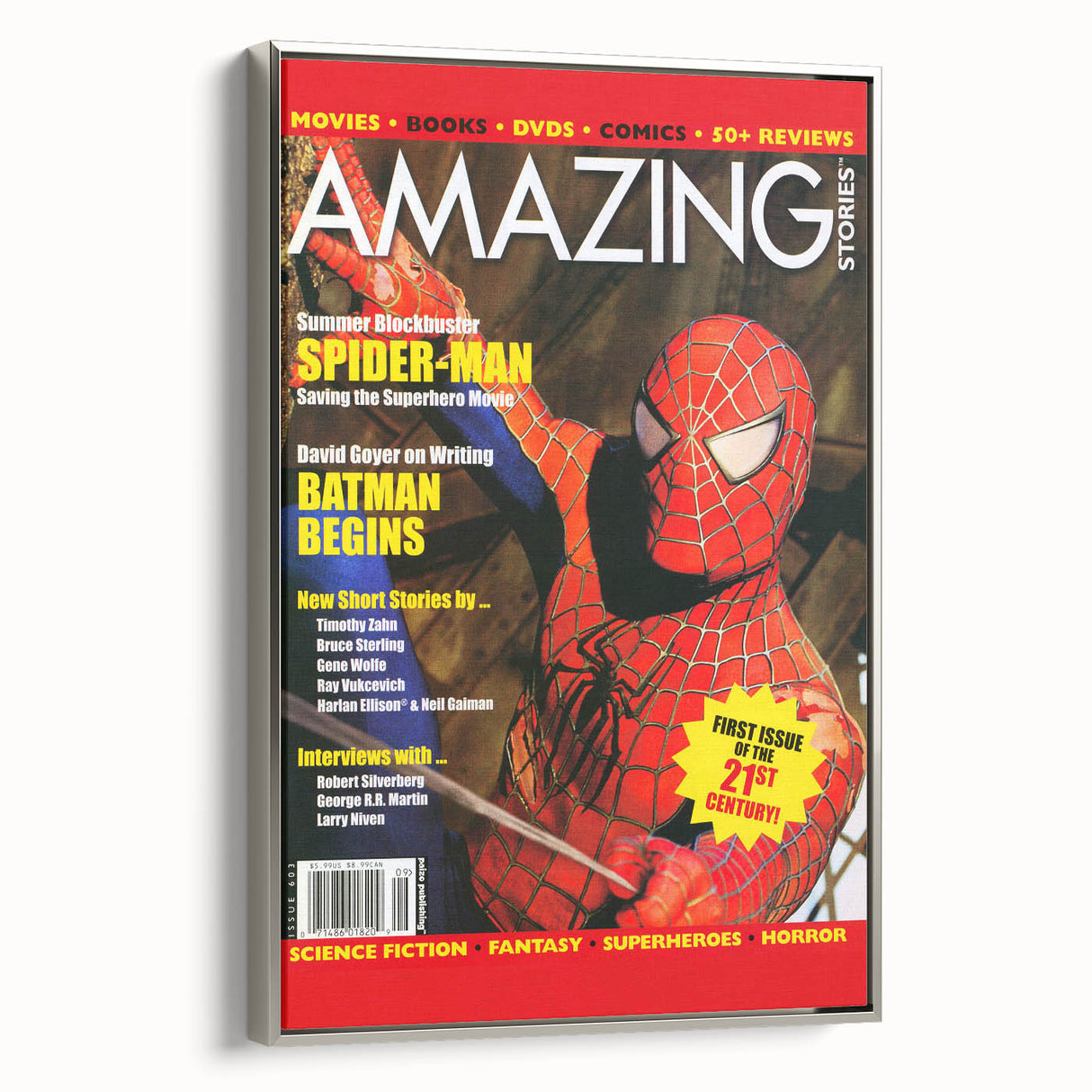 Vintage Magazine Cover Art - Amazing Stories Spider-Man Issue