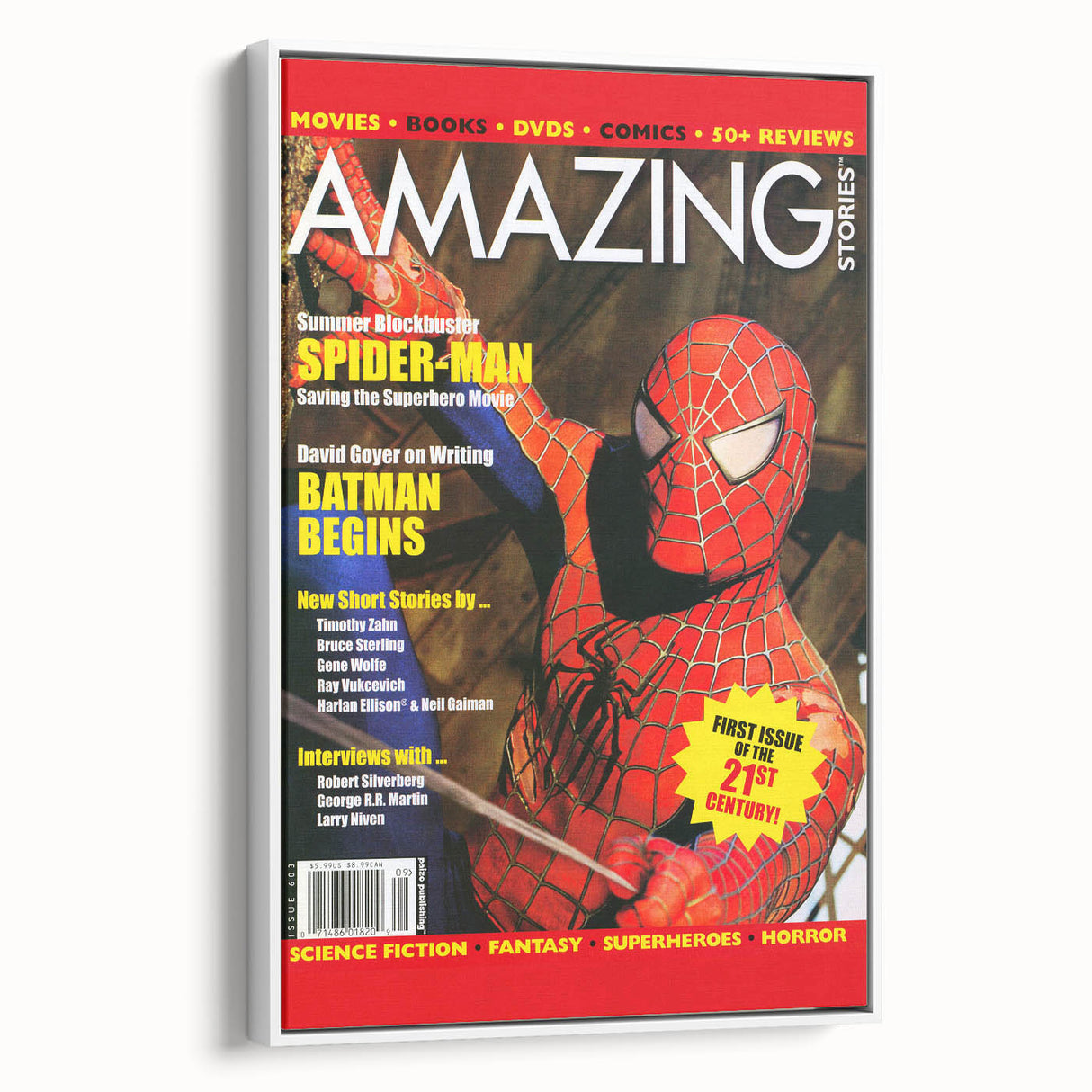 Vintage Magazine Cover Art - Amazing Stories Spider-Man Issue