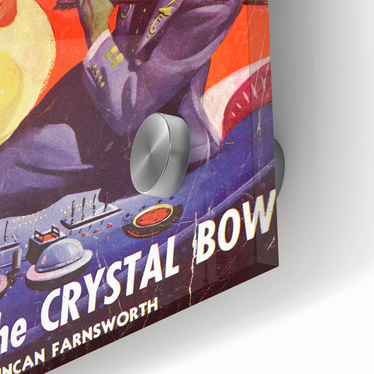 Vintage Magazine Cover Art - Amazing Stories Lord of the Crystal Bow