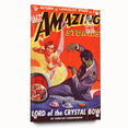 Vintage Magazine Cover Art - Amazing Stories Lord of the Crystal Bow