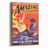 Vintage Magazine Cover Art - Amazing Stories Lord of the Crystal Bow