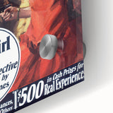 Vintage Magazine Cover Art – The Gun Girl Retro Print