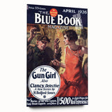 Vintage Magazine Cover Art – The Gun Girl Retro Print
