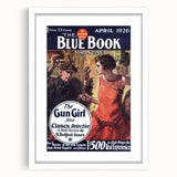 Vintage Magazine Cover Art – The Gun Girl Retro Print