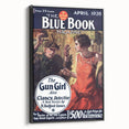 Vintage Magazine Cover Art – The Gun Girl Retro Print