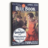 Vintage Magazine Cover Art – The Gun Girl Retro Print