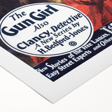 Vintage Magazine Cover Art – The Gun Girl Retro Print