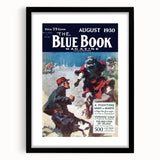 Vintage Magazine Cover Art – A Fighting Man of Mars Retro Print