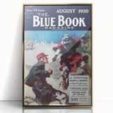 Vintage Magazine Cover Art – A Fighting Man of Mars Retro Print