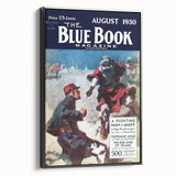 Vintage Magazine Cover Art – A Fighting Man of Mars Retro Print