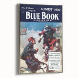 Vintage Magazine Cover Art – A Fighting Man of Mars Retro Print