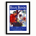Vintage Magazine Cover Art – Flame in the Forest Retro Print