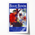 Vintage Magazine Cover Art – Flame in the Forest Retro Print