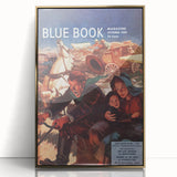 Vintage Magazine Cover Art – Oklahoma Wagon Chase Retro Print