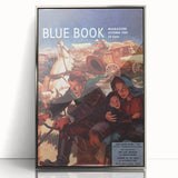 Vintage Magazine Cover Art – Oklahoma Wagon Chase Retro Print