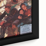 Vintage Magazine Cover Art – Oklahoma Wagon Chase Retro Print