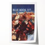 Vintage Magazine Cover Art – Oklahoma Wagon Chase Retro Print