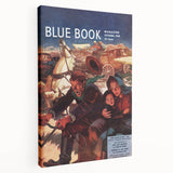 Vintage Magazine Cover Art – Oklahoma Wagon Chase Retro Print